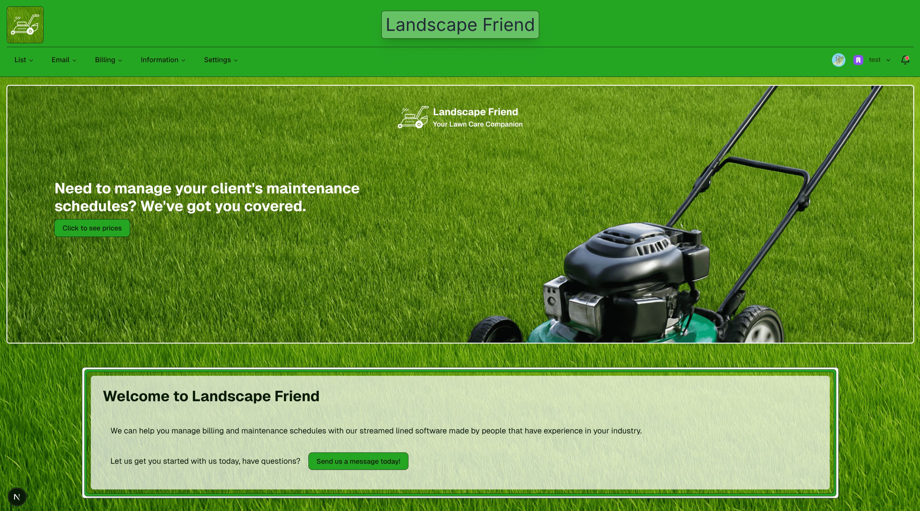 Landscape Friend screenshot